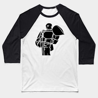 Knight Paladin (Black): A Fantasy Design Baseball T-Shirt